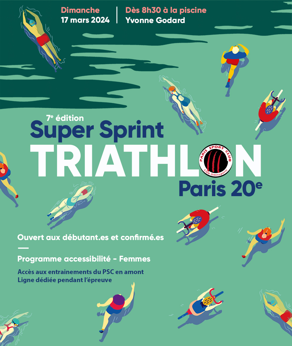 Super Sprint Triathlon Paris 20ème