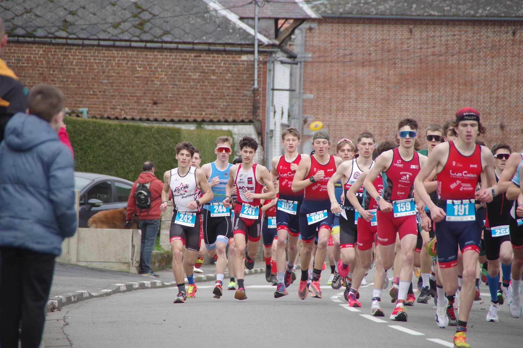 Départ Duathlon La Longueville