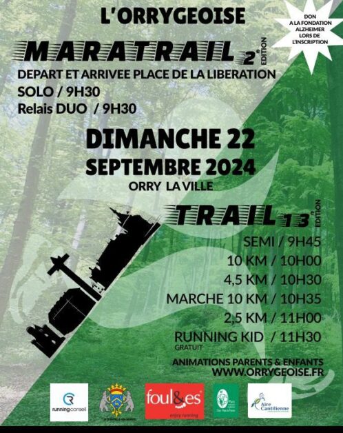 Résultats de l&rsquo;Orrygeoise 2024
