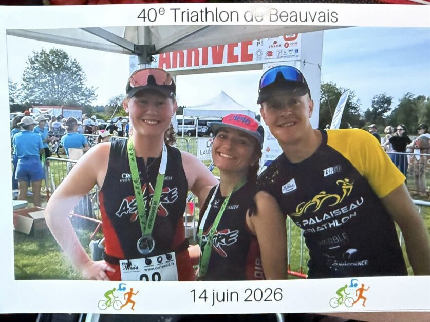 Triathlon de Beauvais 2026 : les résultats de l'Astre Creillois Triathlon