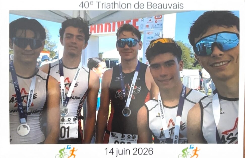Triathlon de Beauvais 2026 : les résultats de l'Astre Creillois Triathlon