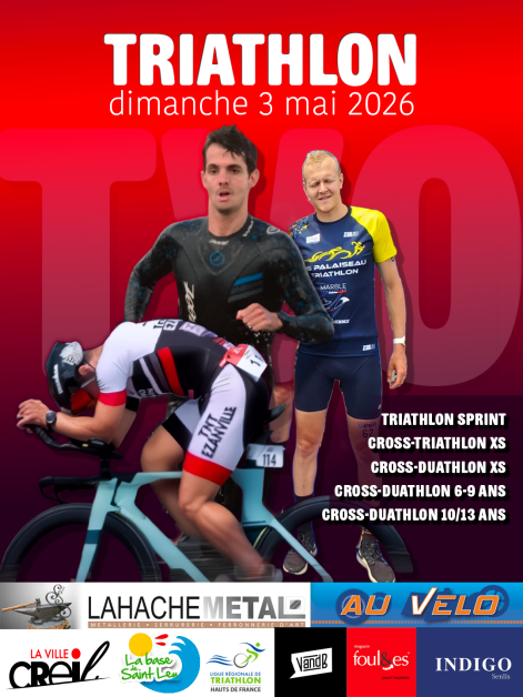 TVO 2026 - Triathlon St Leu d'Esserent