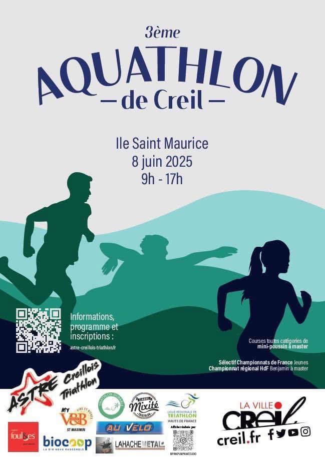 Inscription Aquathlon de Creil 2025