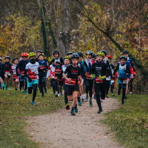 Départ des courses Jeunes au Bike & Run de Creil