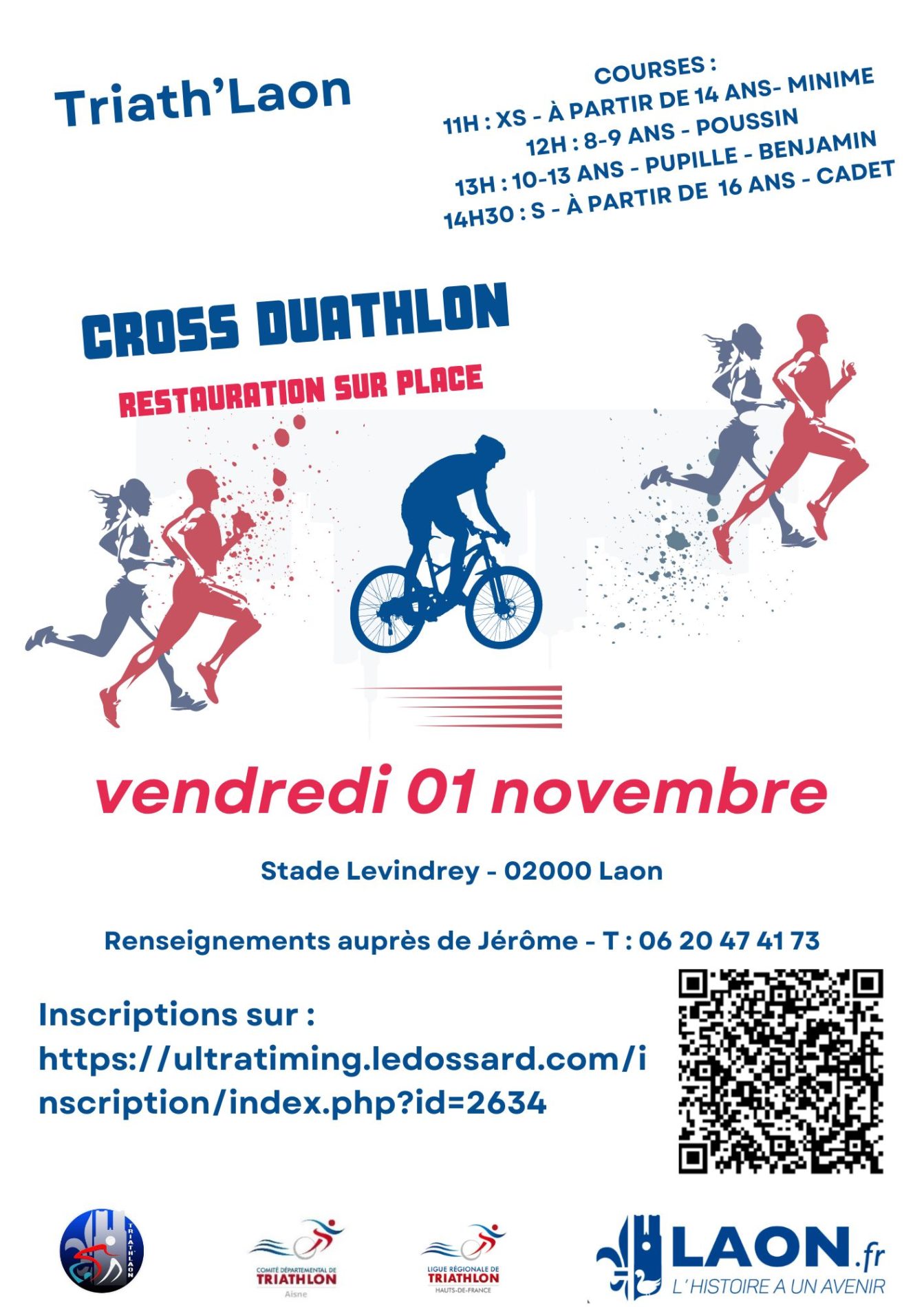 Cross-Duathlon de Laon - 1er Novembre 2024