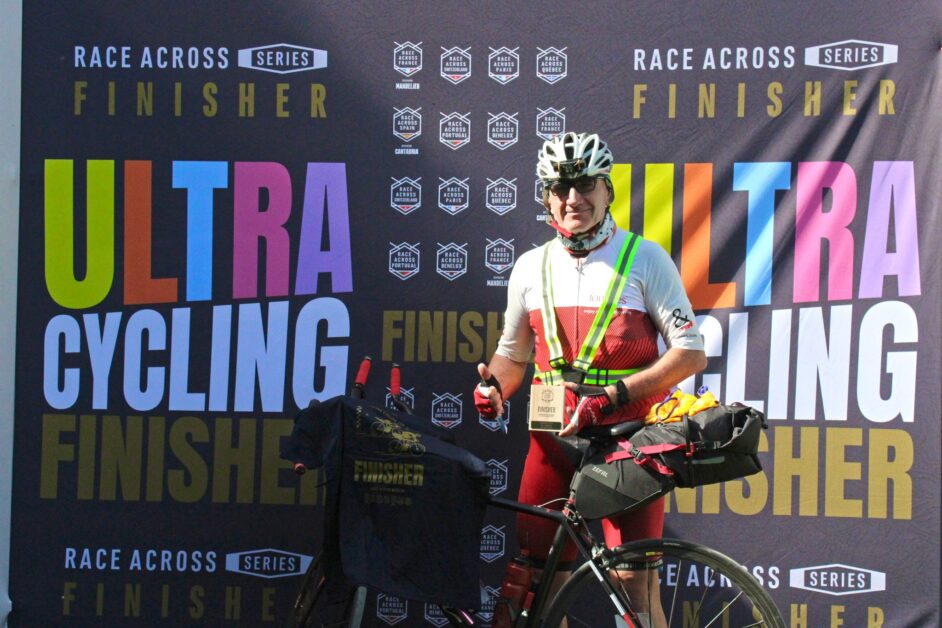 Dominique Carre, finisher de la Race Across Paris 500km