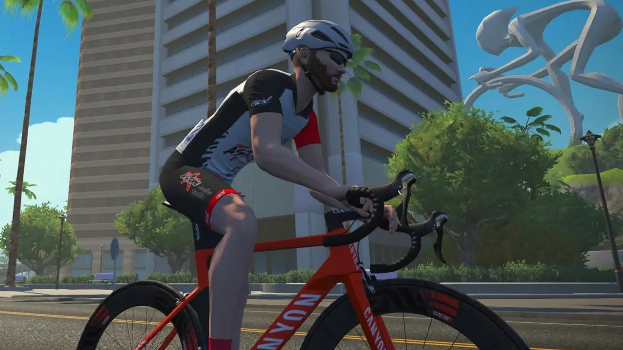 Course Zwift Frenchy Fuzion pendant le confinement - Astre Creillois Triathlon
