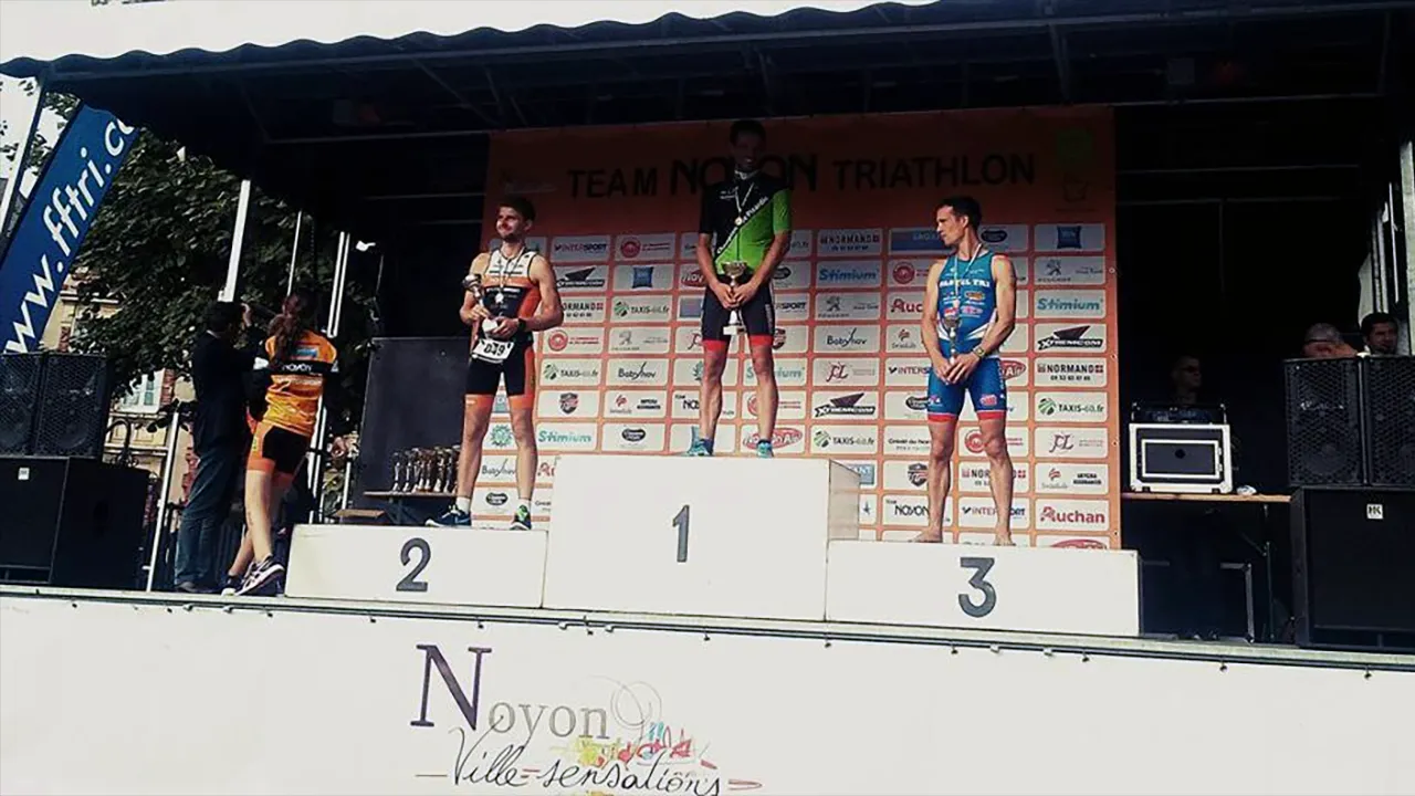 Paul Seuwin, champion de picardie en duathlon
