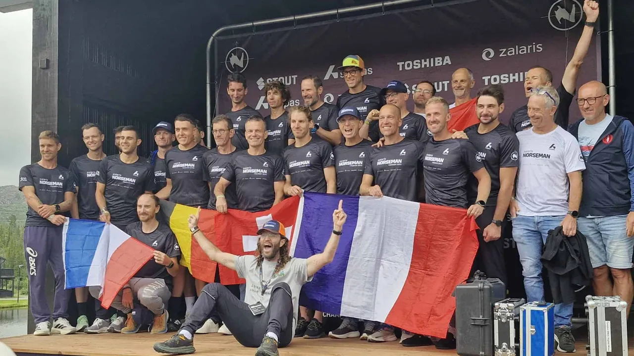 la photo du team francophone animé par Brice Maillard