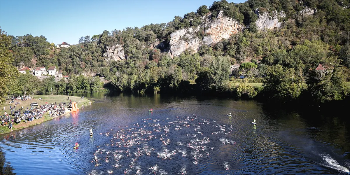 Triathlon des Gorges de l&rsquo;Ardèche 2023 : Aymeric 21e sur la distance L