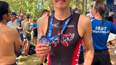 Yanis, vainqueur de l'épreuve SwimRun du Versailles Festival Triathlon